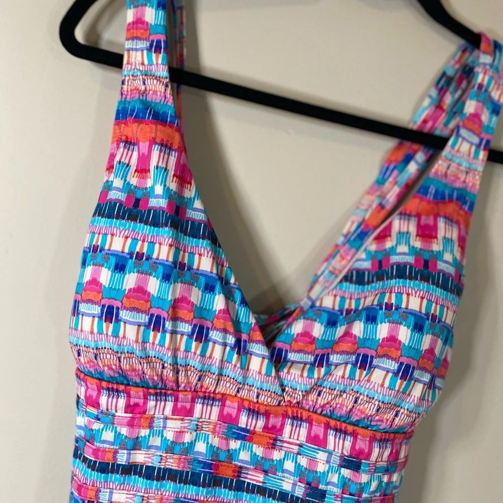 La Blanca multi color‎ one piece swimsuit